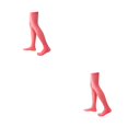 thumbnail image 2 of Sonducket 1 par de calcetines altos hasta el muslo de 52 cm JK, cómodos, antideslizantes, estilo pijo, medias largas hasta el muslo, fiesta, Cosplay, rojo Melon rojo 2piezas Sonducket CBP395165, 2 of 6