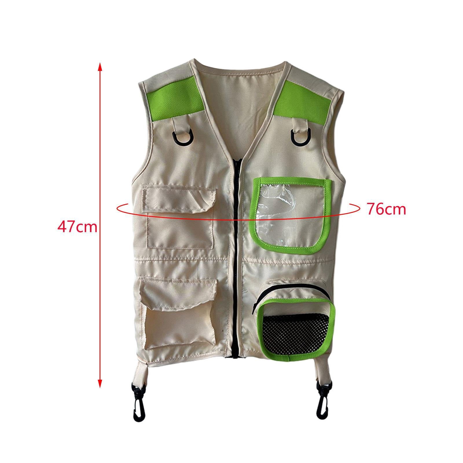 Juego De Disfraces De Explorador Para Niños Camping Cargo Chaleco Y Binoculares De Sombreros Play Play Backyard Exploracion Al Aire Libre Para Ninos Chaleco De Malla