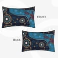 thumbnail image 2 of Uemuo Bohemian Turtle Print Throw Pillow Case – Cozy & Soft Cushion Cover, Hypoallergenic Pillow Case for Sleeping, Perfect for Women with Envelope Closure-16"x24", 2 of 6
