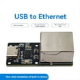 thumbnail image 2 of CH397A USB-C to RJ45 Ethernet Module 100 Mbps USB Network Card with Network Card Driver Plug and Play, 2 of 5