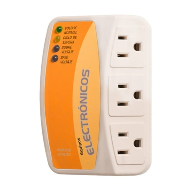 Pisexur Electronics para hombres. El protector de voltaje de 120 V es ideal para dispositivos de bajo consumo como televisores, computadoras y refrigeradores. Electrónica infantil, organizador de ele