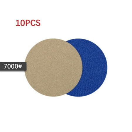 

Fule 10PCS 3 Inch Silicon Carbide Sanding Discs Wet/Dry Sanding Sandpaper 240-10000#