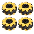 thumbnail image 1 of Roue Mecanum Roue Mecanum Abs, Roue Mecanum en Caoutchouc Omnidirectionnelle pour Pièces de Voiture Robot Intelligent Accessoires Jouet Diy pour Composants 60Mm2 Paires, 1 of 8