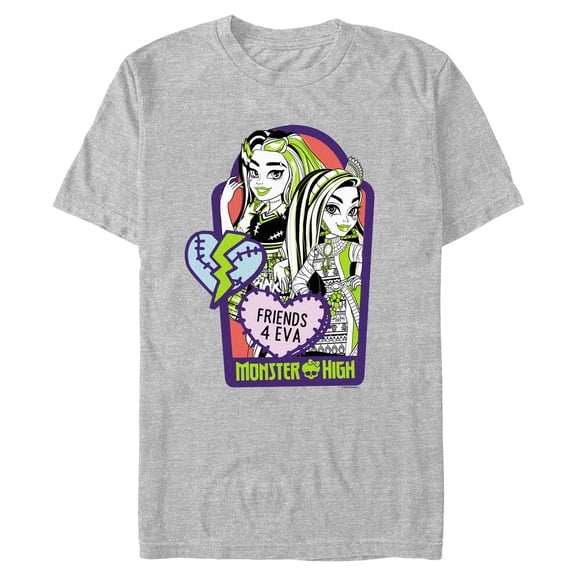 Mens Monster High Cleo and Frankie Friends 4eva T Shirt