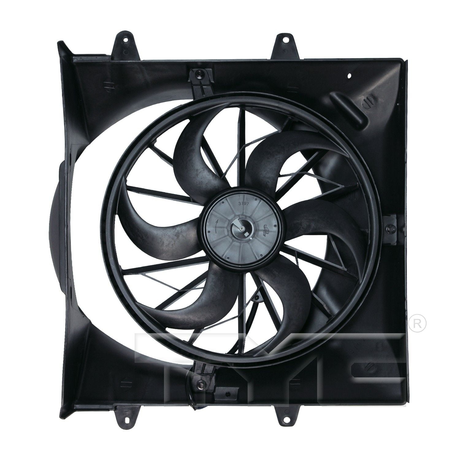 TYC 621130 Dual Radiator and Condenser Fan Assembly For 04 Jeep Grand Cherokee