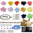 thumbnail image 2 of CHL-10 0 Pcs Bouchons d'Ongles pour Chatons Bouchons pour Chat Couvre-Ongles pour Chat avec 5 Pcs Colle Adhésive+5 Pcs Applicateurs+instruction, 2 of 4