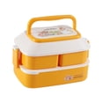 thumbnail image 2 of DOLITY Children Lunch Box Lightweight Food Containers for Fishing Dining Out Office Yellow, 2 of 7
