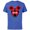 Royal Heather, variant on Disney Mickey Mouse COUSIN Holiday Family - Short Sleeve Cotton T-Shirt for Adults - Customized-Royal Heather