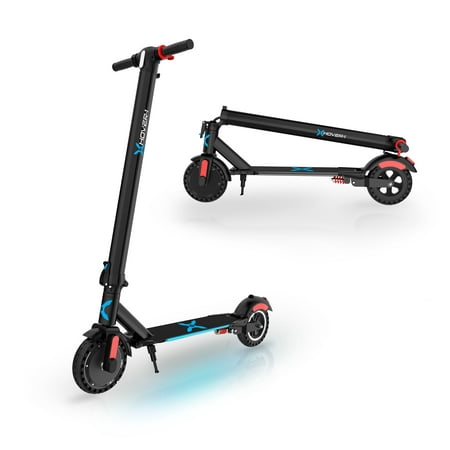 Hover-1 Eagle Electric Folding Scooter with 6.5 In. Wheels Front and Back, 15 MPH Max Speed, LED Headlight, LCD Display, Built-In Suspension