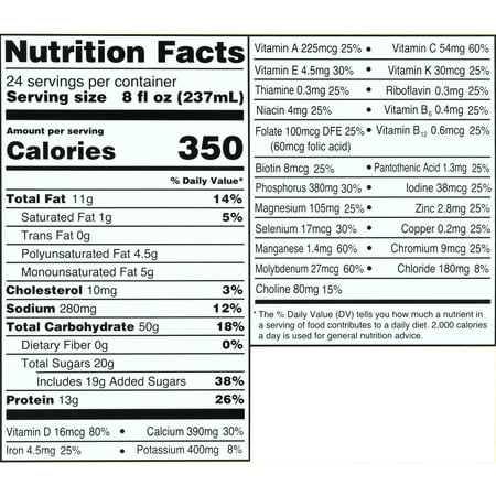 Equate Nutritional Shakes Plus, Vanilla, 8 fl oz, 24 Count