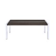thumbnail image 3 of ACME Jethro Table Basse Carrée en Chrome et Brun, 3 of 5
