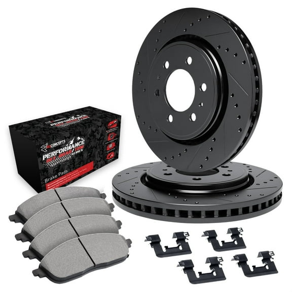 R1 Concepts Front Brakes and Rotors Kit