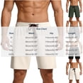 thumbnail image 2 of Mens Casual Walkshorts 9" Inseam Lightweight Summer Performance Training Short Pants Above Knee Elastic Waist Drawstring with Pockets, 2 of 7