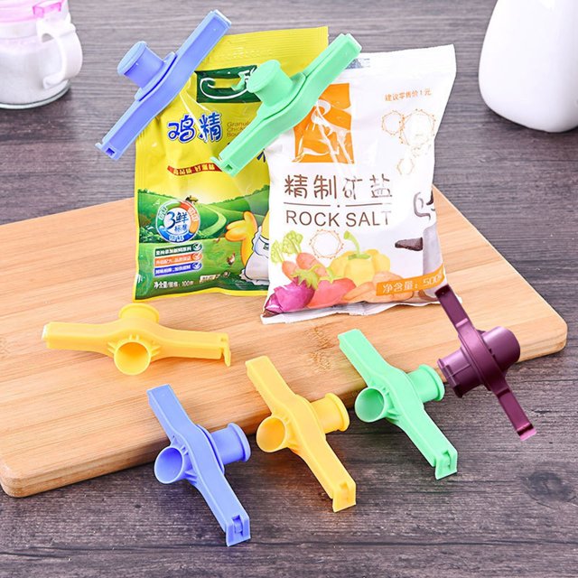 Clip Sellado onlyliua para Refrigeradores Alimentos Leche en Polvo Bolsas de Plástico