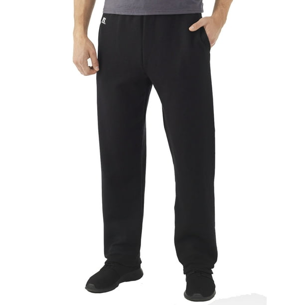 russell open bottom sweatpants