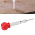 thumbnail image 1 of Center Punch, Automatic Center Punch Silver High Speed Steel Knurled Appearance Reinforced Head  for Centering Projects, 1 of 8