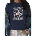 thumbnail image 4 of XCHQRTI Western Shirts Women Graphic Tees Casual Cowboy Rodeo Tshirts Desert Cactus Vintage Short Sleeve Tee Tops, 4 of 6