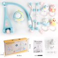 thumbnail image 4 of Baby Musical Crib Mobile with Projector and Night Light 150 Music Timing Function Take Along Mobile Music Box and Rattle Gift for Toddles, 4 of 9