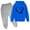 Blue, variant on WOYY Toddler Girls Lined Hoodie Sweatpants Outfits Casual Tracksuit, Sizes 3-4T