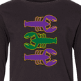 thumbnail image 4 of Inktastic Mardi Gras Celebration Funny Crawfish Long Sleeve Youth T-Shirt, 4 of 5