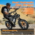 thumbnail image 2 of GWEIT Electric Bike for Adults, 1500W Peak Motor, 65 Miles & 30MPH, 20" Fat Tire Electric Mountain Bike with 48V 20AH Removable Battery, Dual Disc Brake E-Bike, UL2849 Certified, 2 of 7
