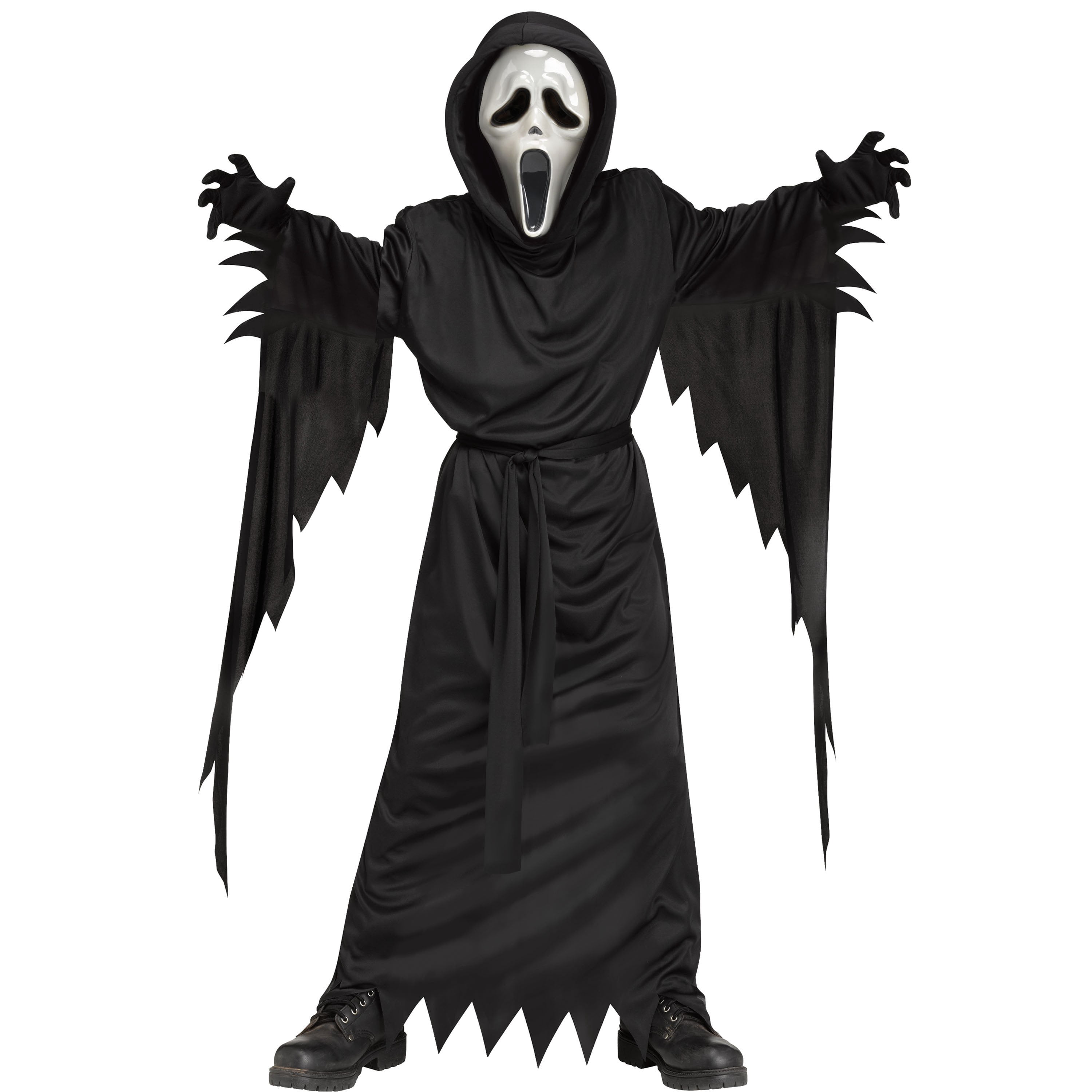 Bleeding Ghost Face Halloween Costume for Children, 5-Piece, Boys' Size L (10/12), by Fun World