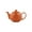 Burnt Orange, variant on Price & Kensington 2-Cup Teapot | White