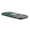 thumbnail image 4 of Dockem iPhone X / XS Luxe M2 Wallet Case; Built-in Metal Plate, 2 Card Holder Slots, Green/Grey, 4 of 9