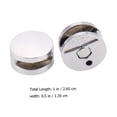 thumbnail image 3 of Weiweiguan 4pcs Mirror Mount Clips Mirror Floating Glass Clip Wall-mounted Mirrors Bracket, 3 of 7