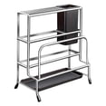 thumbnail image 1 of Stainless Steel Kitchen Organizer Cutting Board Holder Stand with Pot Lid Rack for Countertop Storage, 1 of 4