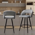 thumbnail image 2 of Set de 2 Bancos Mundo In BANC0903740PLATA Madera y Metal Plata, 2 of 8