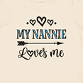 thumbnail image 4 of Inktastic My Nannie Loves Me Granddaughter Boys or Girls Baby T-Shirt, 4 of 5