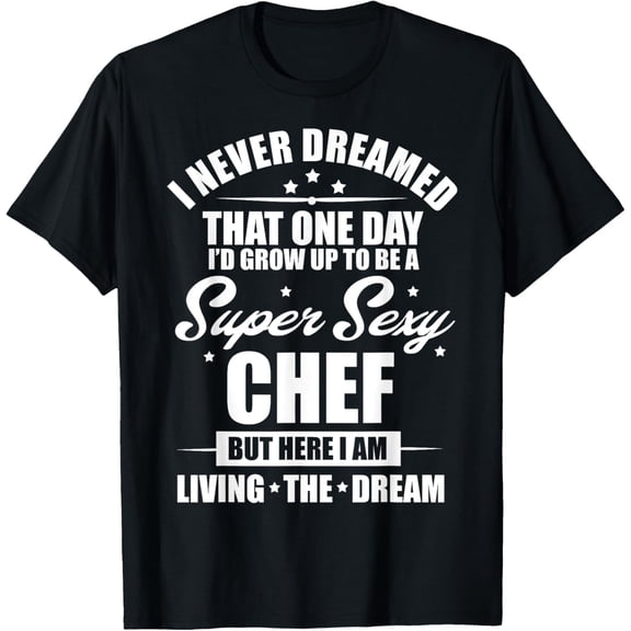 Sexy Chef Cooking Utensils Kitchen Guru Funny Cook Books T-Shirt