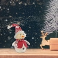 thumbnail image 3 of Christmas Led Red Toque Snowman Sitter, 3 of 3
