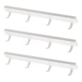thumbnail image 4 of SEWCHICS 3Pcs Sliding Coat Hook White Abs Space Saving Retractable Smooth For Closet, 4 of 7