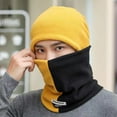 thumbnail image 5 of Beanie Hat Scarf 2Pcs/Set Coldproof Windproof Classic Fashion Color Matching Neck Warmer Beanie Hat Set, 5 of 5
