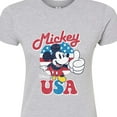 thumbnail image 3 of Disney - Mickey USA - Juniors Fitted Graphic T-Shirt, 3 of 5