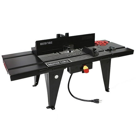 3hp Router - XtremepowerUS Electric Aluminum Router Table Wood Working Craftsman Tool Benchtop Freestand (Black)