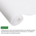 thumbnail image 3 of Artificial Grass Mat 19.7" x 19.7" White Realistic Fake Turf for Garden, Lawn Decoration Sand Table, 3 of 5