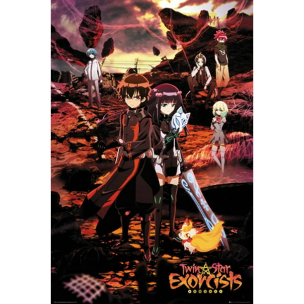 Twin Star Exorcists Manga Poster 24x36 Inch Inch Walmart Com Walmart Com