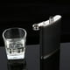 thumbnail image 4 of Acero inoxidable Petaca Botella de alcohol Hervidor con sacacorchos Taza a prueba de fugas 9 oz 4 piezas Speravity  JJ14598-00B, 4 of 7