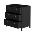 thumbnail image 3 of Traditional Elegance EZ Home Solutions ™ Foldable Furniture 3 Drawer Single Dresser 31” x 31” x 19” - Black, 3 of 3