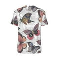 thumbnail image 2 of Daiia Vintage Butterflies Mens Baseball Jersey Button Down Shirts Short Sleeve Sports Uniforms-XX-Large, 2 of 9