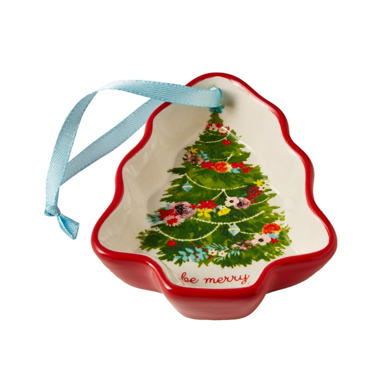 Pioneer Woman Christmas Ornaments, Bucket, Container store