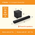 thumbnail image 3 of VIZIO V-Series 2.1 Home Theater Sound Bar with Wireless Subwoofer V21t-J8, 3 of 20