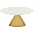 thumbnail image 3 of Meridian Furniture Emery Table Basse en Marbre Blanc, 3 of 7