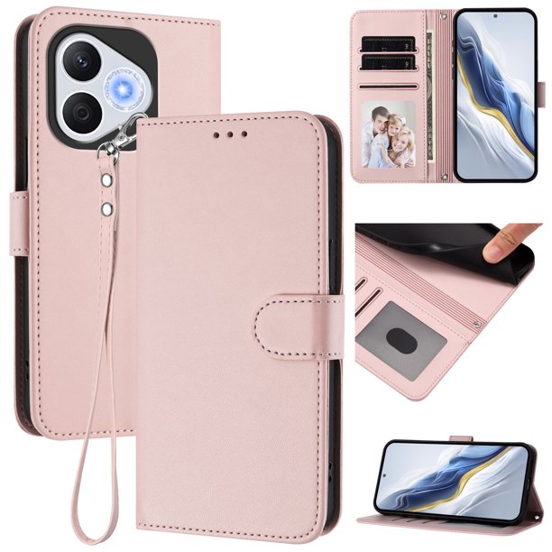 Funda Cartera GANGXUN para Honor 400 Lite – Cierre Magnético, Protección RFID, Correa Desmontable, Compatible con Carga Inalámbrica