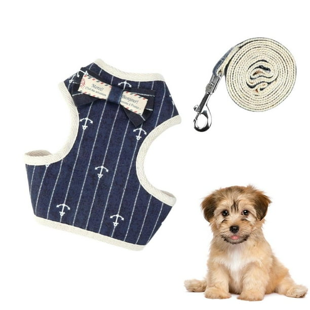 Conjunto De Arnés Para Perros Arnés De Chaleco Para Gatos Con Lazo Correa De Pecho Suave Y Encantadora Para Mascotas Speravity PT002323-05