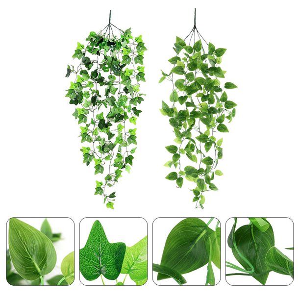 UPGRATOR 2Ud Rattan Artificial Verde Para De Material Premium Resistente Y Atractivo