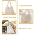 thumbnail image 4 of Bolso de mano de playa para mujer, bolso de playa de ganchillo de verano, bolso de hombro grande, bolso de viaje, 4 of 6